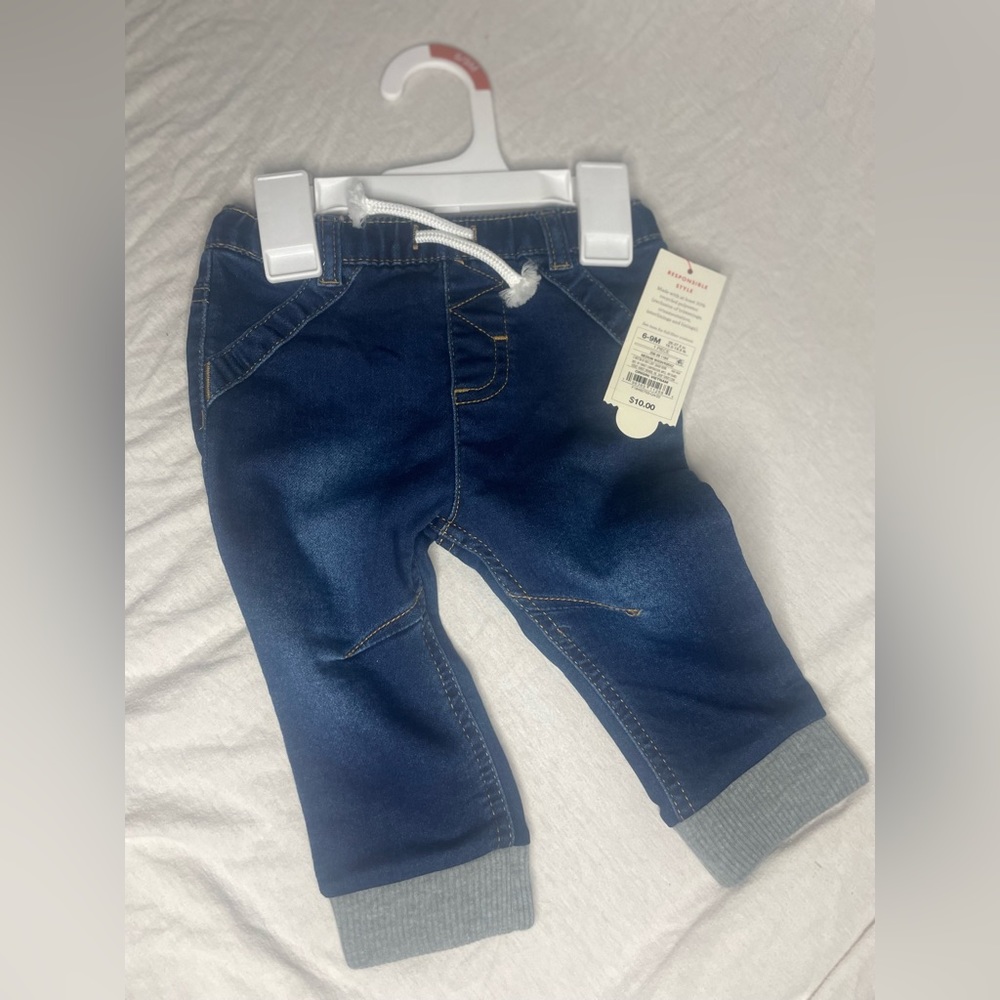 NEW Cat & Jack Infant Baby Jeans, size 6-9M